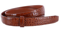 Trafalgar 25mm Gator Embossed Leather Belt Strap