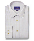 David Donahue - White & Chocolate Poplin Check