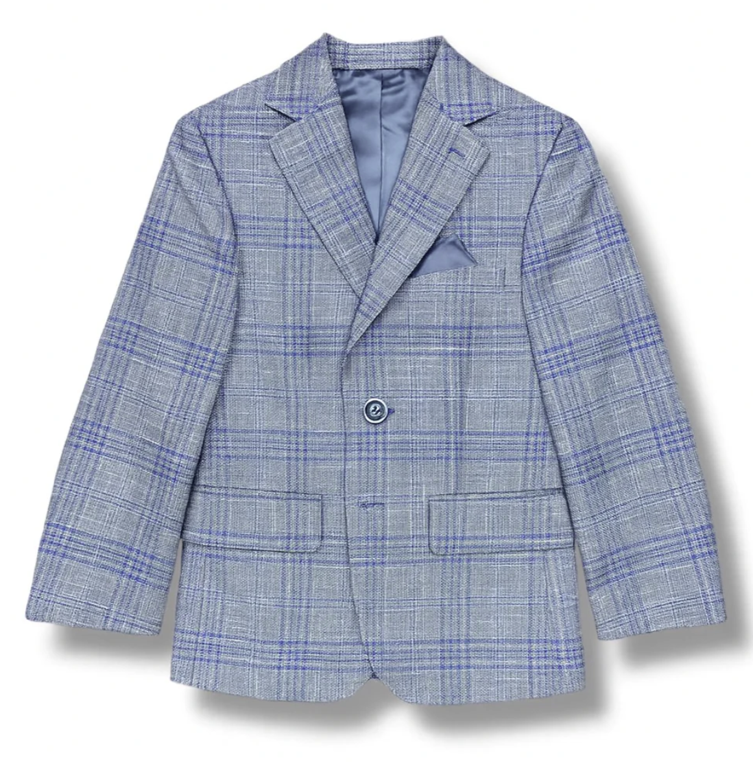Tallia - Boys Blue Check Sports Jacket