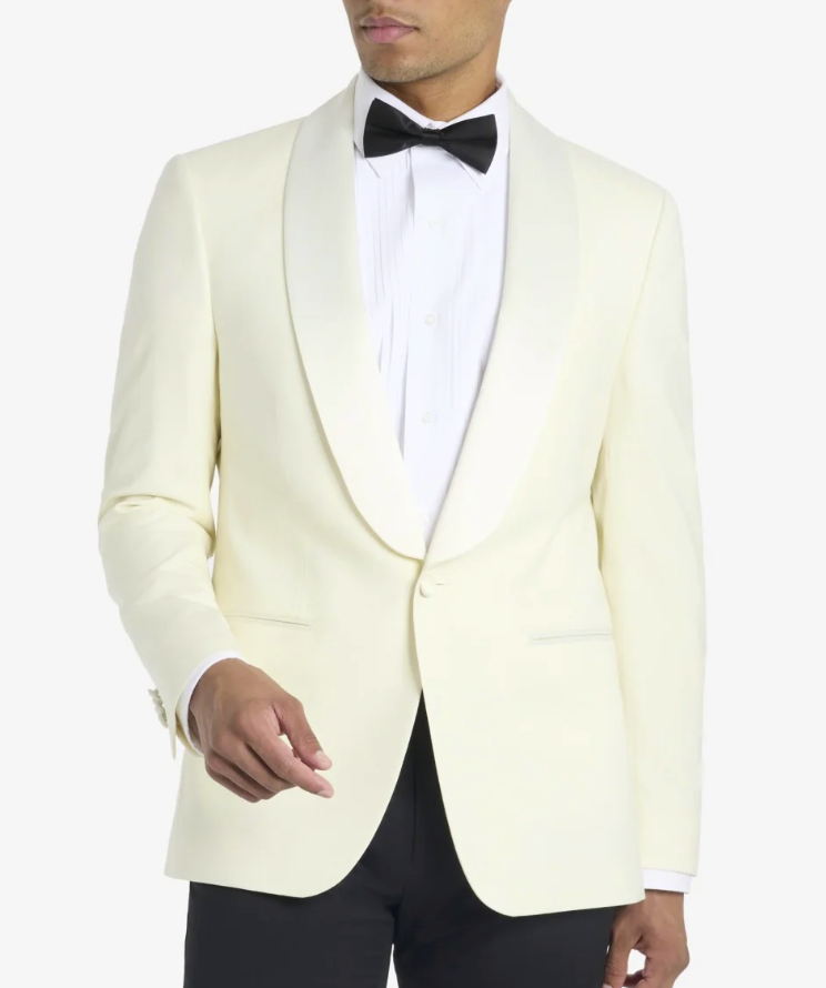 Tommy Hilfiger -  White Tuxedo Jacket