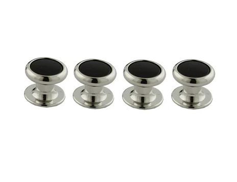 David Donahue - Onyx & Brass Shirt Studs