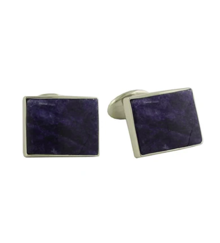 David Donahue - Sterling Silver & Sodalite Cufflinks
