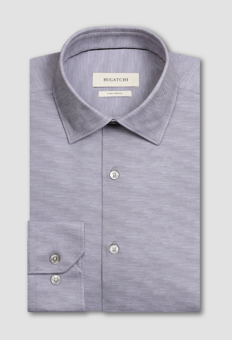 Bugatchi - James Herringbone OoohCotton® Shirt