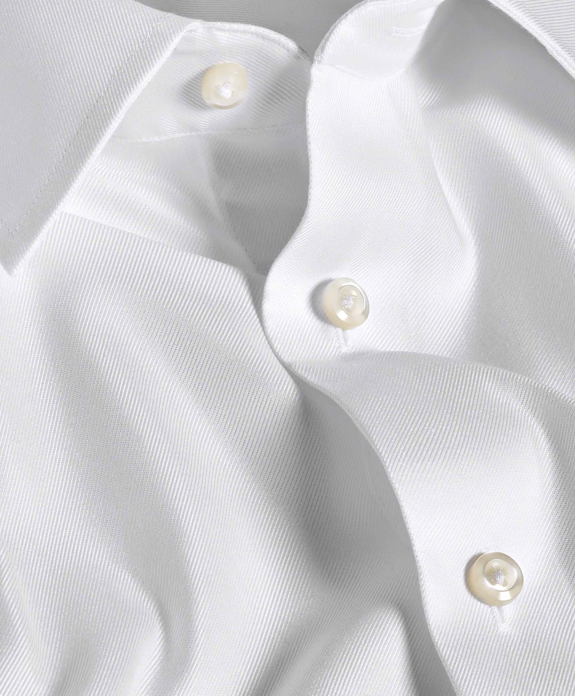 David Donahue - White Twill Silk Blend