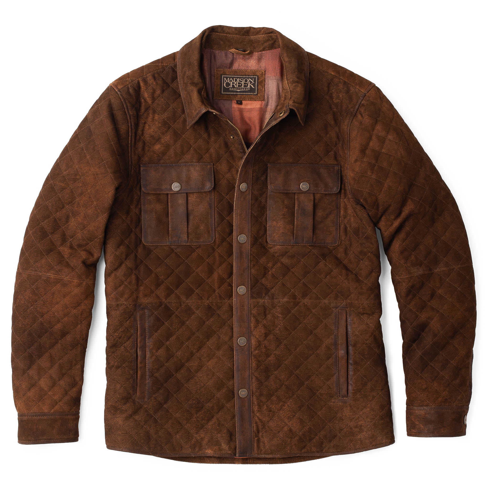 Madison Creek - Franklin Waxed Goat Suede Leather Jacket