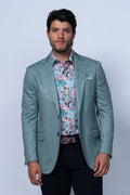 7 Downie St. - Oregon Green Printed Stretch Knit