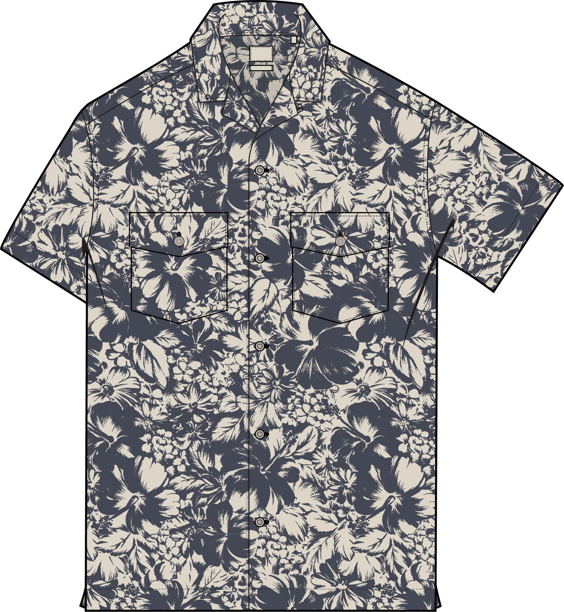 Faherty - Short-Sleeve Bali Camp Shirt