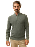 Faherty - Sunwashed Quarter Zip Sweater