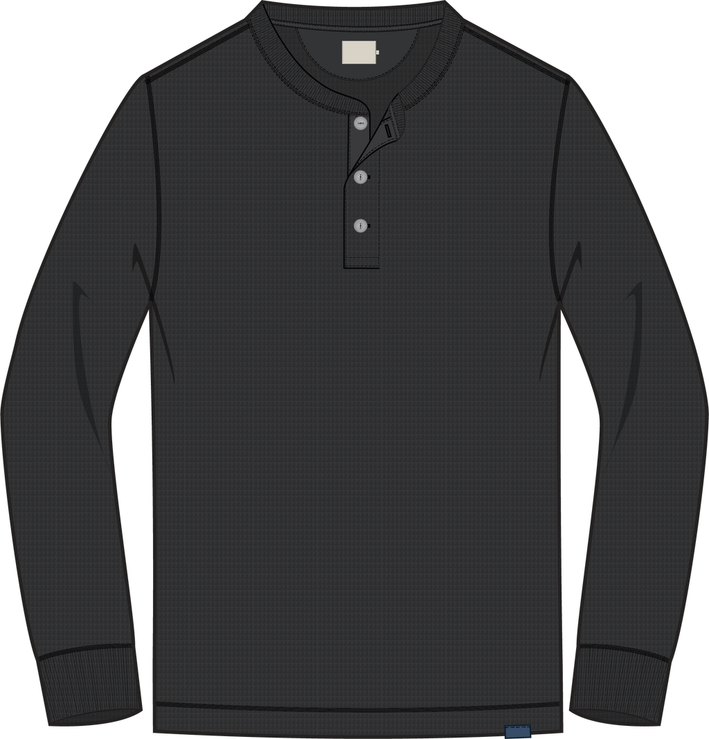 Faherty - Long-Sleeve Waffle Henley