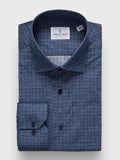 Emanuel Berg - Printed Poplin Dress Shirt