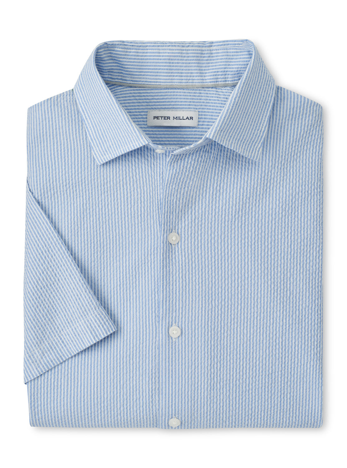 Peter Millar - Coastal Stripe Cotton Lyocell Sport Shirt